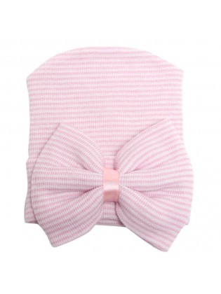 Newborn Baby Girl Hospital Hat Pink
