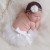 Baby girl tutu ruffle bloomer White