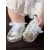 Baby Girl Christening /Baptism Shoes White Rosette