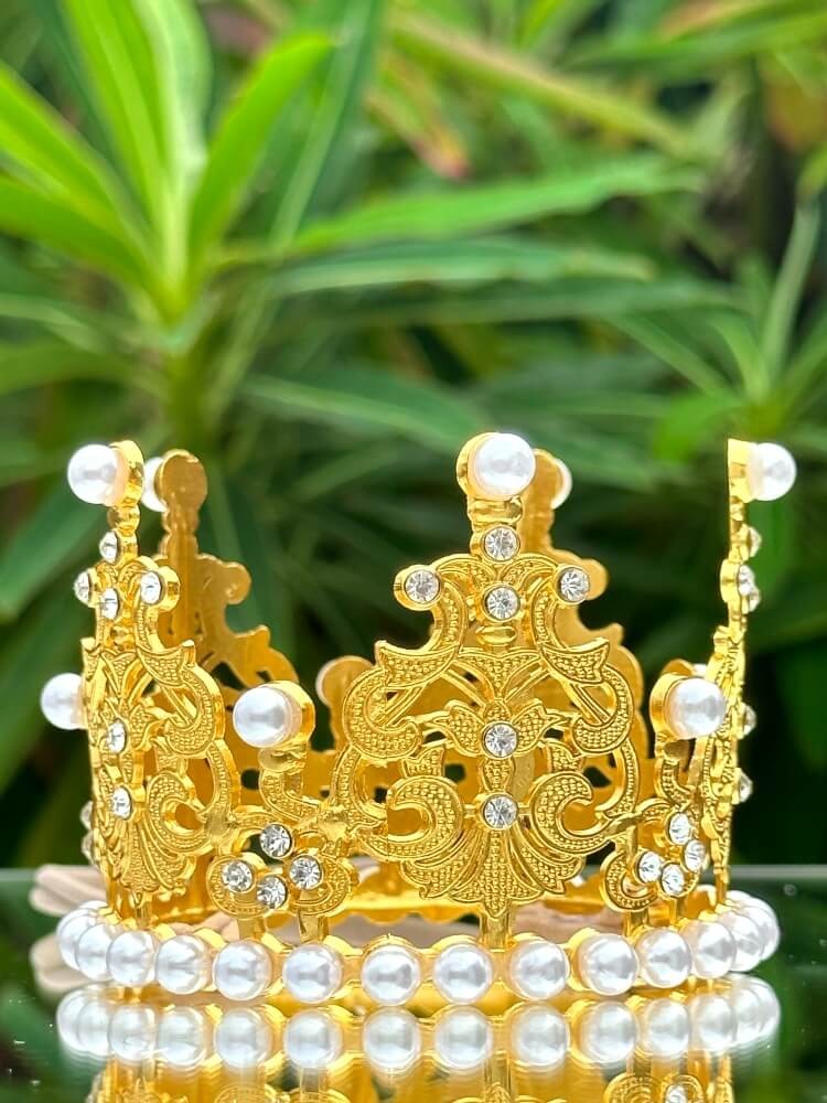 Baby Gold Tiara Princess Crown Birthday Headband