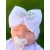 Newborn hospital hat Crystal bow