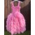 Girl Long Chiffon Princess Dress Pink