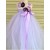 Girl Long Tulle Dress Lavender with Headband
