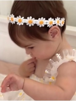 Baby Girl Daisy Flower Headband