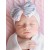 Newborn Hospital Hat Pink And Blue Bow