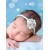 Newborn Girl Headband Lace Flower and Pearls